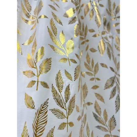 Bath curtains with Joy Home Rings "Golden Leaves", 180x200 cm-2