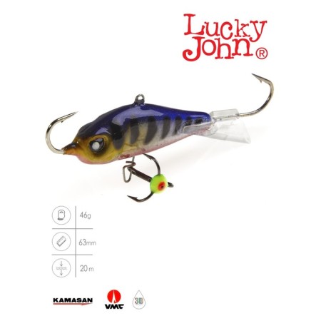 Balancir Lucky John Baltic 6 + tee, 6 cm, color 114 blister