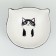 Ceramic “Kisa” bowl on the stall-lapcs 200 ml 13 x 12 x 8 cm, black