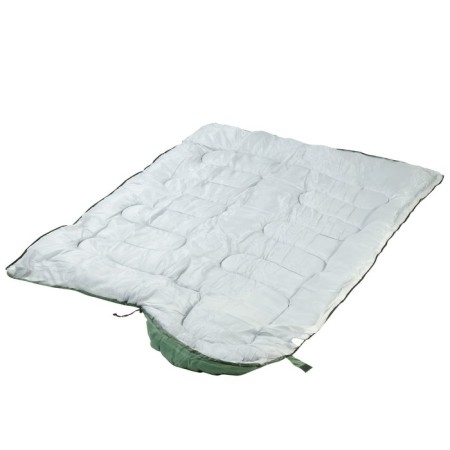 Tourist sleeping bag, 220 x 75 cm, up to -20 degrees, 700 g/m2, color of moss-2