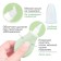 Children's nasal aspirator, with a cap, green color