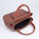 Olivi-tout bag on lightning, brown color