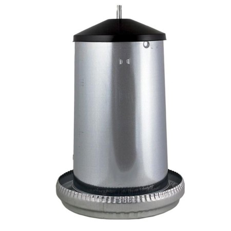 Bunker feeder for poultry at 40 kg, galvanized steel