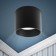 Lamp 1x12W GX53 9.6x9.6x8 cm, black