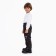Baby trousers, black color, height 104 cm