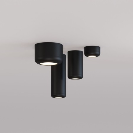 Lamp ceiling Elektrostandard, Onde LED 7 W, 70x70x61 mm, IP20, black color-1
