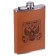 Flaw for alcohol 270 ml, "coat of arms", stainless steel, gift, army, 9 oz