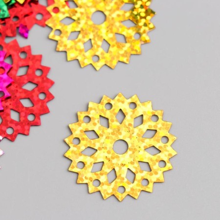 Decor for creativity Set "Snowflakes" 30 grams 12.5x11 cm-1