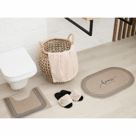 A set of bathroom rugs Ethel "Happy Place" 2 pcs, 48x78 cm, 40x45 cm-8