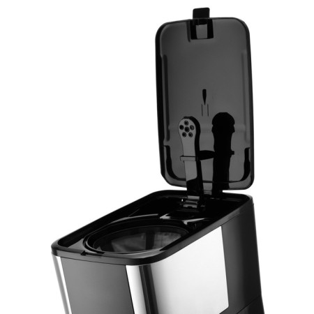 Brayer 1125br coffee machine, drip, 900 watts, 1.25 l, black-silver-7
