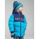 Knitted set for a boy: hat and gloves, size 50