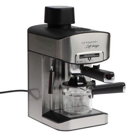 Redmond RCM-M1523 coffee maker, 800 watts, 0.35 l, black-silver