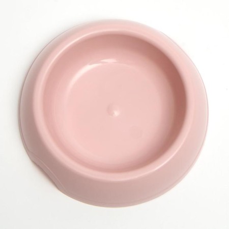 A bowl for cats and dogs 200 ml, 14.5 x 3 cm, pink-1