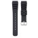22 mm watch strap, silicone, l-23.5 cm, black