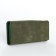Women's wallet on the button, green color