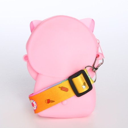 Bag's bag with lightning, pink color-1