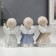 Souvenir ceramics "angels" set 3 pcs 10x5x5 cm