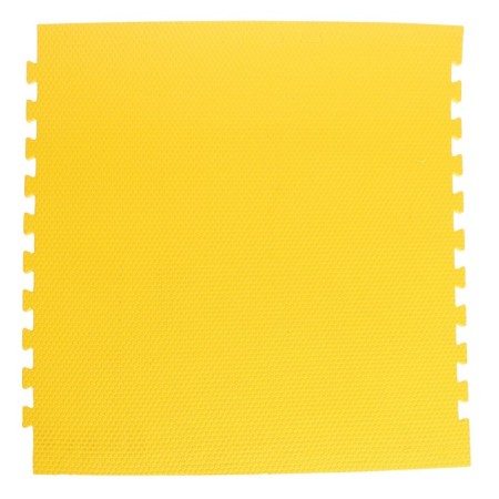 Soft floor universal "New. Honeycomb ", yellow color, 100 × 100 cm, 14 mm-1
