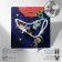 Bracelets "Demetrons" on a magnet, astronauts with a heart, white color, 8 cm
