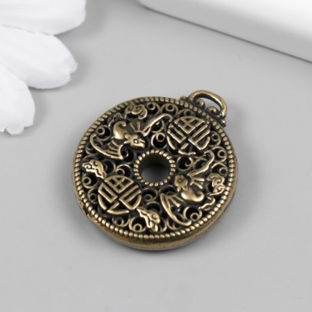 Souvenir brass "bats" 3.6x3.1 cm-1