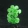 Silicone Aquarium plant, glowing in the dark, 7 x 11 cm, green