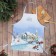 Apron Ethel "Christmas Evening" 60x70 cm, 100% cotton, sarzha 190 g/m2