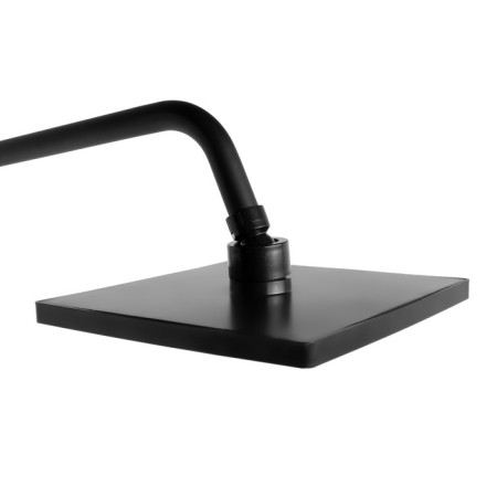 The shower system Zein Z3862, mixer, tropical and hand watering can, shelf, brass, black-9