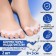 Correctors - fingers for fingers, 4 separators, silicone, 8 × 3 cm, pair, white color