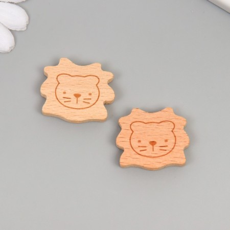 Busina for creativity tree "Lion" 3.1x2.6 cm-2