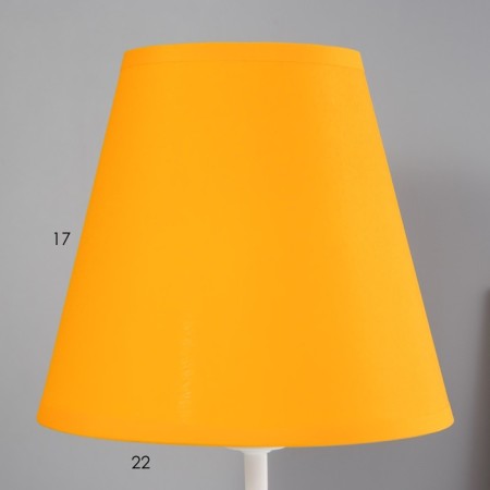 Lamp table Marcel 1x15W E14 18x18x42cm White/Orange Risalux-5