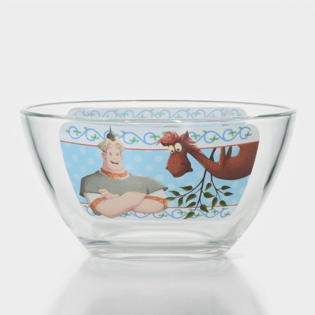 Glass salad -water "Three heroes", 500 ml, d = 13 cm