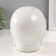Souvenir Ceramics "Skull with tassels in the eyes" White 13.5x14x15 cm