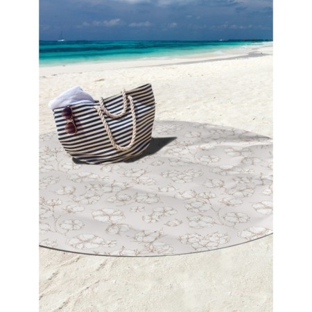 Pareo and beach rug "Cotton", D = 150 cm-2