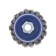 Metal brush for ushm tundra, twisted wire, "cup", M14, 75 mm