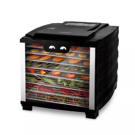 Drywall for vegetables and fruits KT-1921, 800 watts, 8 nets and 1 tray, black