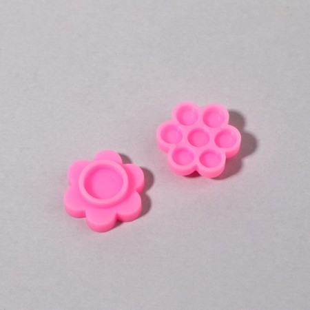 Palette (honeycomb) for glue, set - 50 pcs, pink color-1