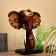 Souvenir "Elephant Head" on a stand, Albezia 45 cm