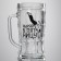 Glass beer glass "Dive on Friday", 500 ml