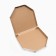 Pizza packaging, white, 42 x 42 x 4.5 cm, set 10 pcs,