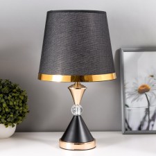 Celeste table lamp E27 40W black and gold 25x25x42.5 cm Risalux