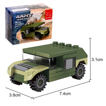 Designer Army "Jeep", 32 details