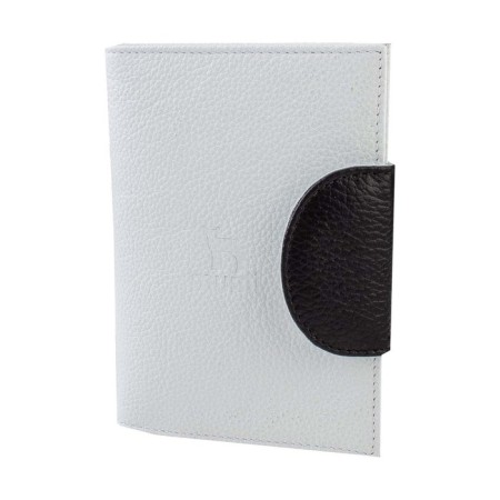 Cover for auto documents on the button, white color