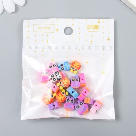 Beads for PVC "Owes" set 20 pcs 0.5x1x1 cm-3