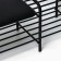 Athery for shoes with a luxury seat, 79 × 33 × 36 cm, 2 shelves, black color