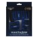 Cartage pedals, anti -slip, blue, set 3 pcs