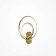 Bra Maytoni Mod357WL-L16BS3K, LED, 16 W, 40x300x340 mm, 950 lm, 3000k, brass