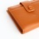 Women's wallet on the button, redhead color