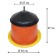 Bunker feeder for poultry at 5 kg, plastic
