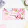 Money envelope "Happy Birthday!" roses, 18.5 x 8.5 cm