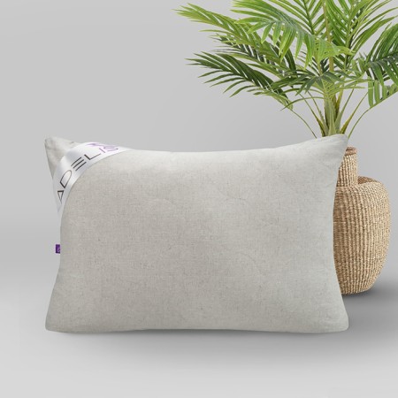 Pillow Len 38x58cm, silicone. fiber, on lightning, linen 40%, HL 60%